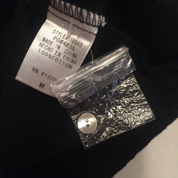 Entro Medium Black Sleeveless‎ Top Fringe - Picture 6 of 6